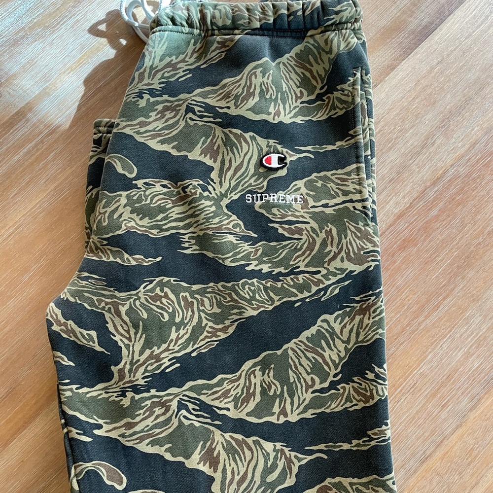 Supreme X Champion Tiger Camo pants